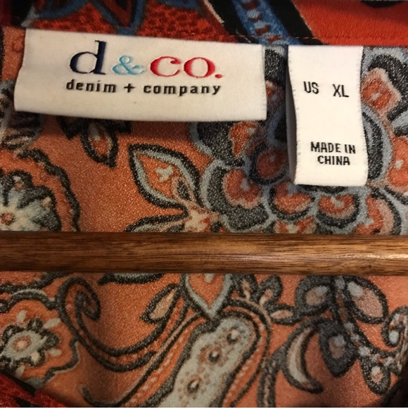 Denim & Co Women’s Blouse Size XL - Picture 12 of 13